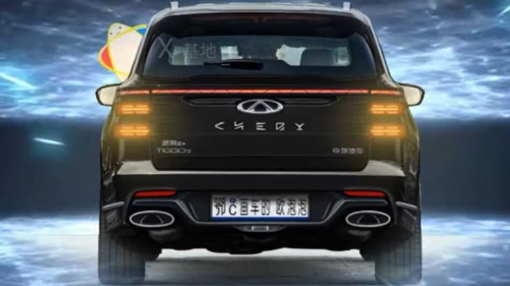 В Сети появились первые изображения большого кроссовера Chery Tiggo 9